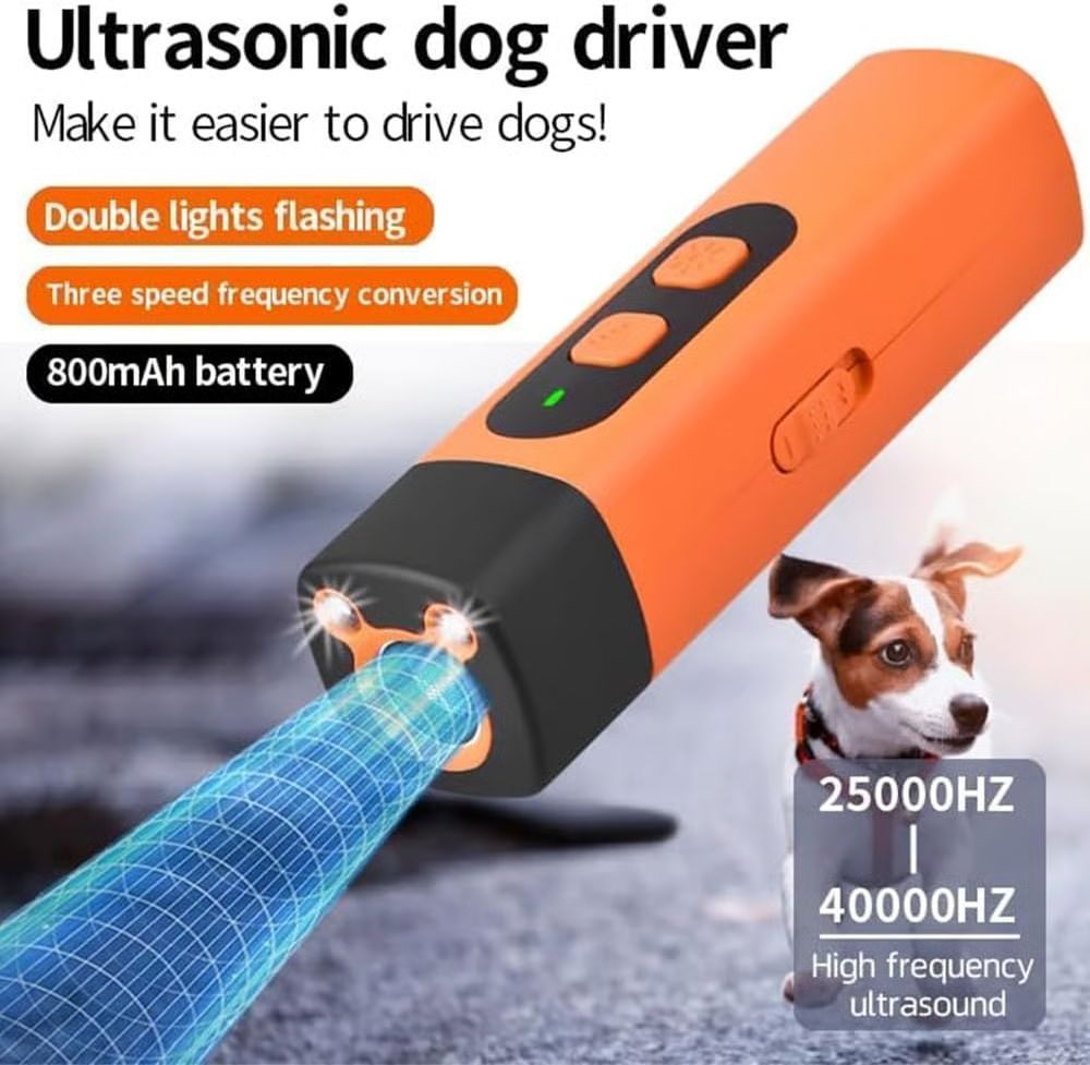 Ultrasonic Dog Bark Deterrent Device – Humane & Effective Dog Repeller